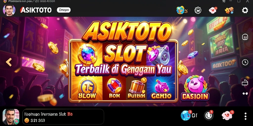 Tampilan gameplay yang menarik dari ASIKTOTO dengan variasi mesin slot.