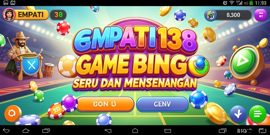 Tampilan gameplay EMPATI138 yang menampilkan serunya permainan Bingo.