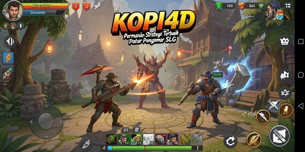 Screenshot gameplay KOPI4D menampilkan aksi strategis yang seru.