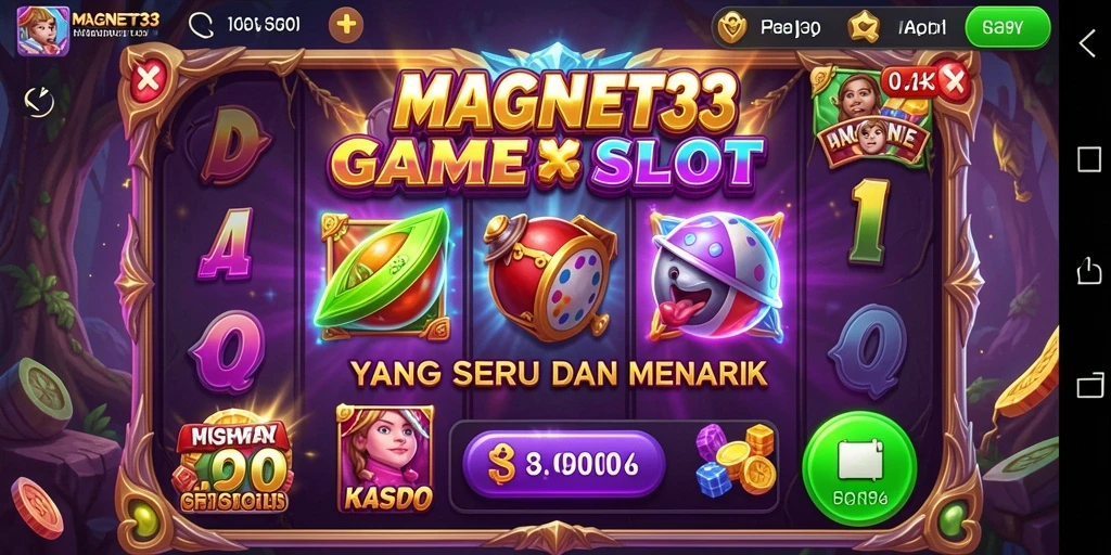 Tampilan gameplay MAGNET33 yang mengasyikkan dan penuh warna.