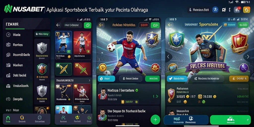 Tampilan gameplay menarik dan mudah dipahami di NUSABET.