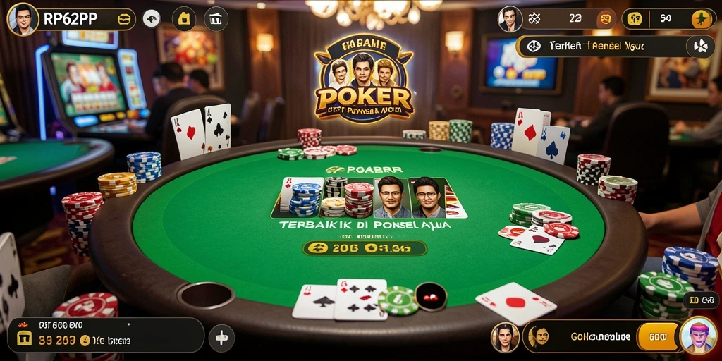 Tampilan menarik gameplay Poker di RP62RP.