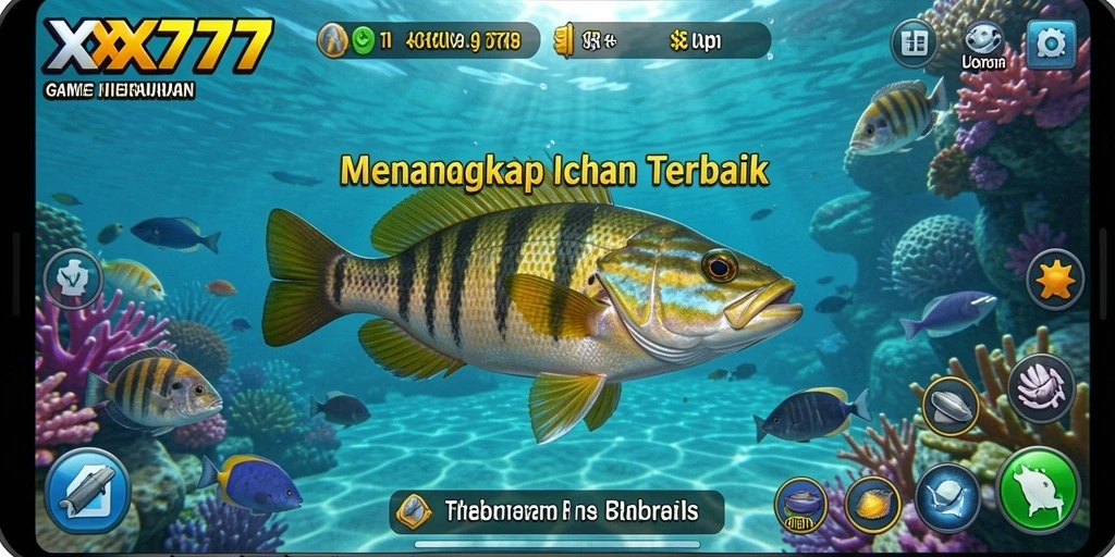 Gameplay seru menangkap ikan dengan grafis menawan di XXX777.